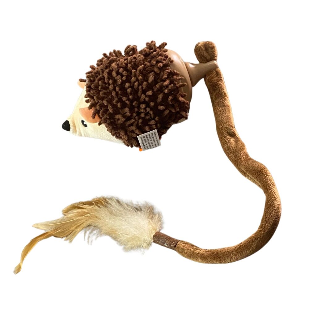 Migipaws New Interactive Hedgehog Cat Toy 360° Rolling & Spin